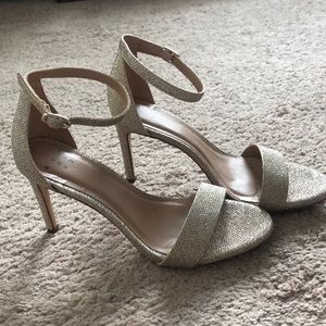 A New Day Gold Heels. Only worn once.